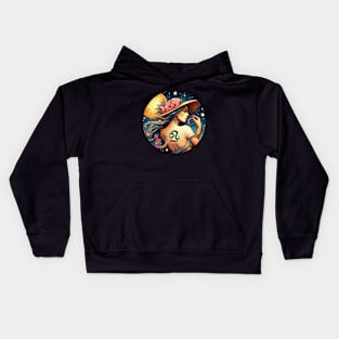 ZODIAC Cancer - Astrological CANCER - CANCER - ZODIAC sign - Van Gogh style - 17 Kids Hoodie